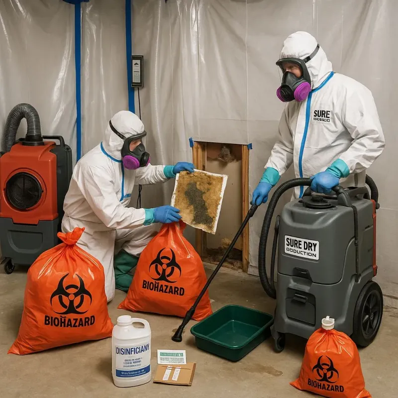 Contaminated Water Handling Protocols process in Fairfield Heights, IN